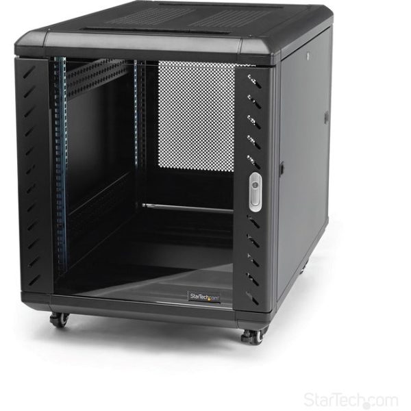 StarTech.com 12U 36in Knock-Down Server Rack Cabinet with Casters For Discount