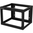 StarTech.com 6U 19  Wall Mount Network Rack - 19  Deep Open Frame for Server Room AV Data Patch Panel IT Computer Equipment w Cage Nuts Online now