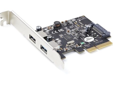 StarTech.com 2-Port USB PCIe Card 10Gbps port - USB 3.1 3.2 Gen 2 Type-A PCI Express 3.0 x2 Host Controller Expansion Card - Windows Linux For Cheap