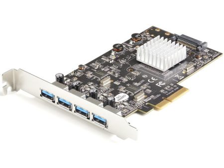 StarTech.com 4-Port USB PCIe Card - 10Gbps USB 3.1 3.2 Gen 2 Type-A PCI Express Expansion Card - 2 Controllers - 4xUSB - Windows Mac Linux Online Hot Sale