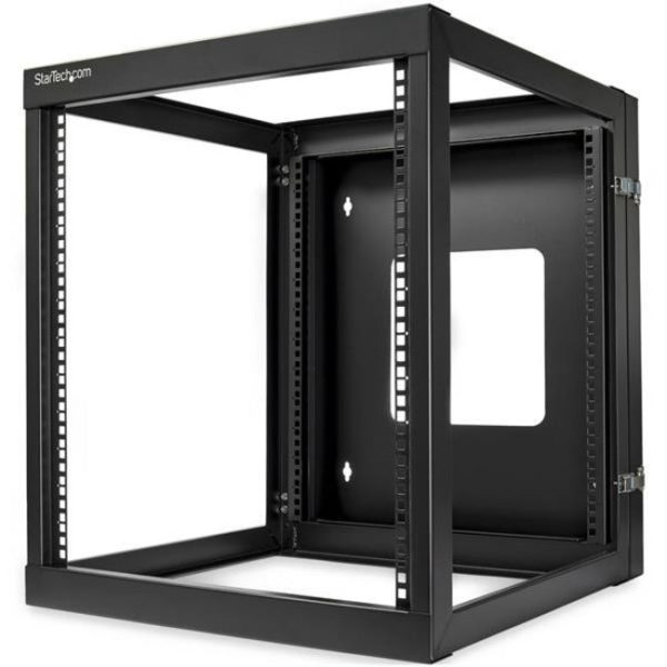 StarTech.com 12U 22in Depth Hinged Open Frame Wallmount Server Rack Online now