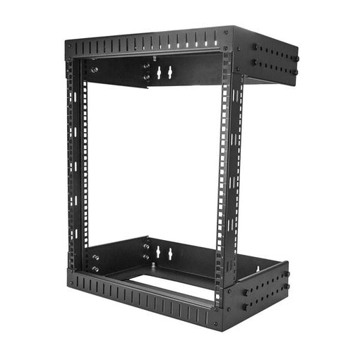 StarTech.com 12U 19  Wall Mount Network Rack - Adjustable Depth 12-20  Open Frame for Server Room  AV Data Computer Equipment w Cage Nuts Cheap