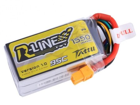 LiPo Аккумулятор Tattu R-Line 1550mah 4S 95C (XT60) For Discount