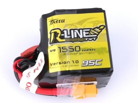 LiPo Аккумулятор Tattu R-Line 1550mAh 95C 4S1P квадратной формы (XT60) Supply