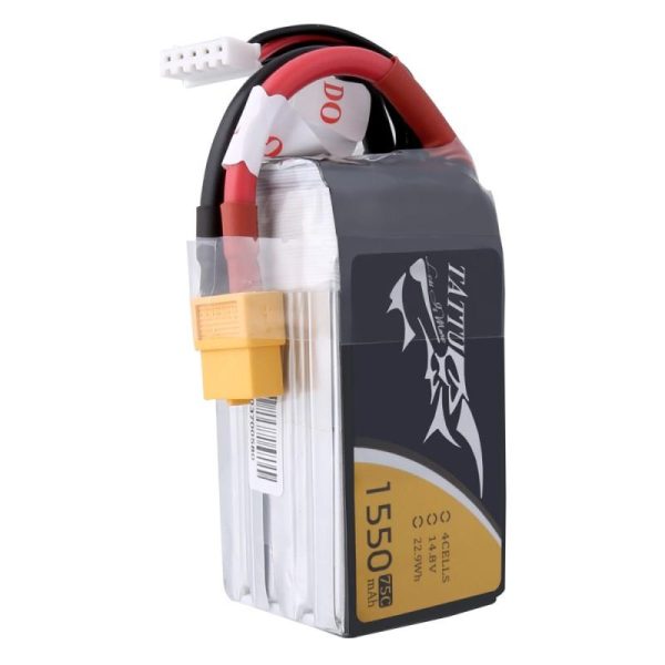 LiPo Аккумулятор Tattu 1550mAh 4S1P 14.8V 75C (XT60) Discount