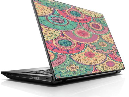 Circle Mandala Design Pattern Universal 13 to 16 inch wide laptop Skin For Sale