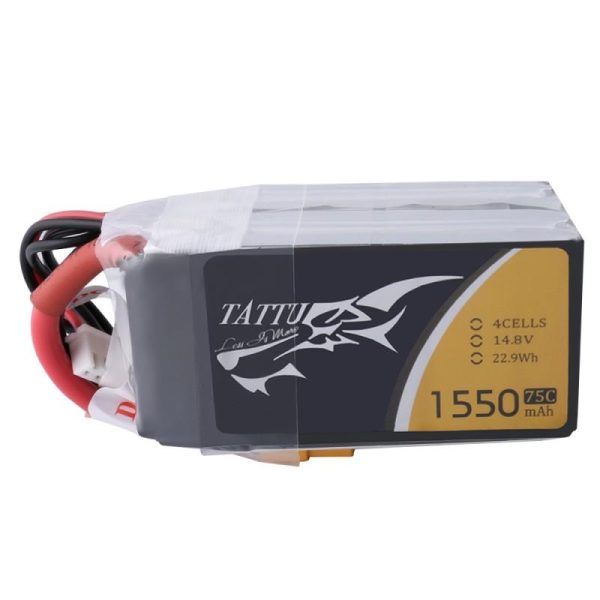 LiPo Аккумулятор Tattu 1550mAh 4S1P 14.8V 75C (XT60) Discount