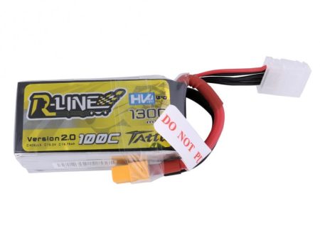 Высоковольтный LiPo Аккумулятор Tattu R-Line Version 2.0 1300mAh 100C 4S1P (XT60) Online Hot Sale