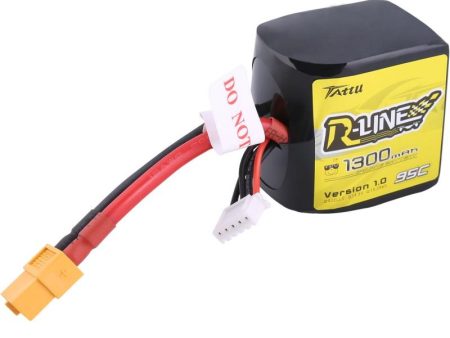 LiPo Аккумулятор Tattu R-Line 1300mAh 95C 4S1P квадратной формы (XT60) For Cheap