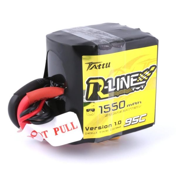 LiPo Аккумулятор Tattu R-Line 1550mAh 95C 4S1P квадратной формы (XT60) Supply