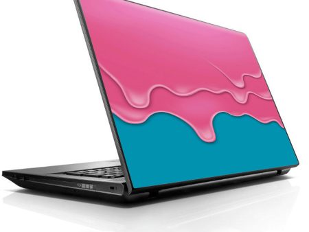 Dripping Ice Cream Drips Universal 13 to 16 inch wide laptop Skin Fashion