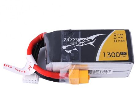 LiPo Аккумулятор Tattu 1300mAh 4S 75C (XT60) Cheap