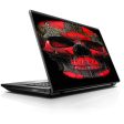 Dark Flowers Skull Art Universal 13 to 16 inch wide laptop Skin on Sale