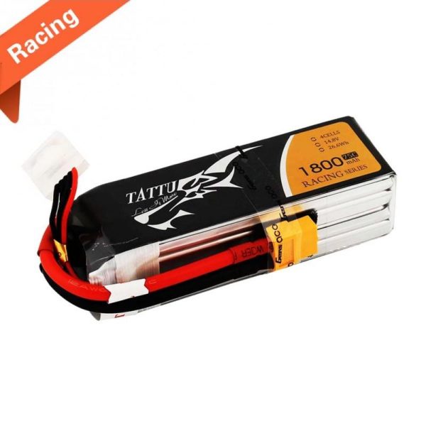 LiPo Аккумулятор Tattu 1800mAh 14.8V 75C 4S1P (XT60) For Cheap